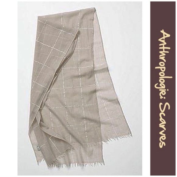 Anthro “Gleaming Intersection Scarf” Miss Albright - Picture 9 of 9